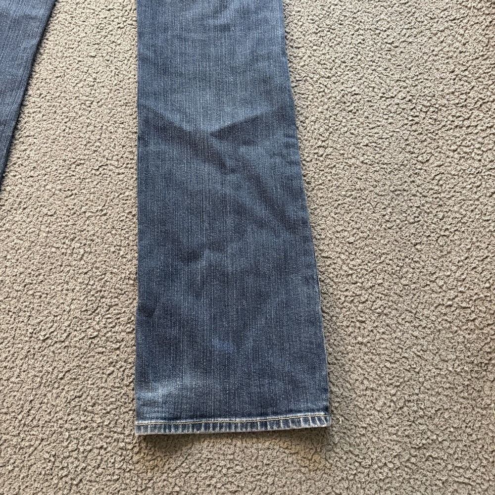 7 for All Mankind Boy Cut Bootcut Jeans Low Rise Buttonfly Y2K Women's 29 USA - Picture 16 of 16